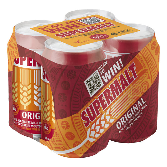 Supermalt Original Cans 330ml 4x