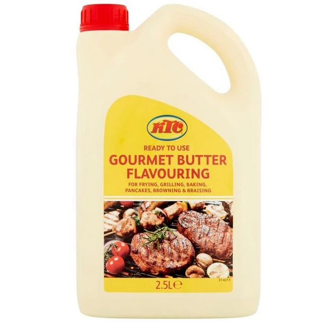 KTC Gourmet Butter Flavouring Oil (2.5 litres) 4x